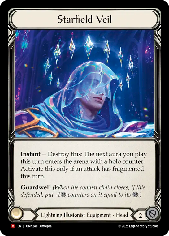 [Lightning Illusionist]星原のベール/Starfield Veil [OMN][Cold Foil]