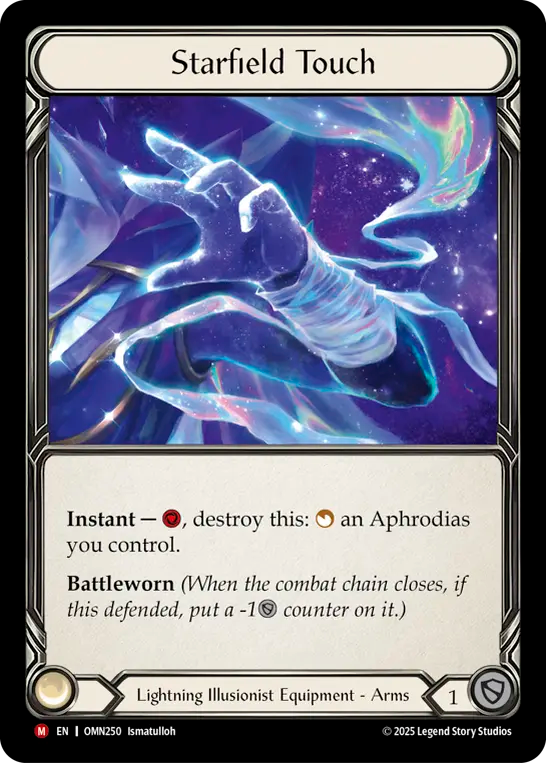 [Lightning Illusionist]星原の一触/Starfield Touch [OMN][Cold Foil]