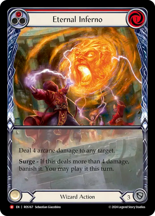 [Wizard]永劫の業火/Eternal Inferno [ROS][Rainbow Foil][Extended Art]
