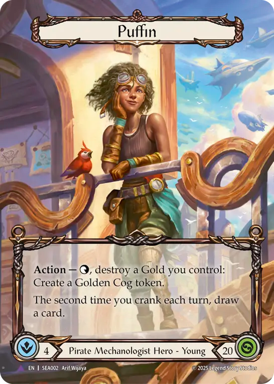 [Pirate Mechanologist]パフィン/Puffin [SEA][Cold Foil][Marvel]
