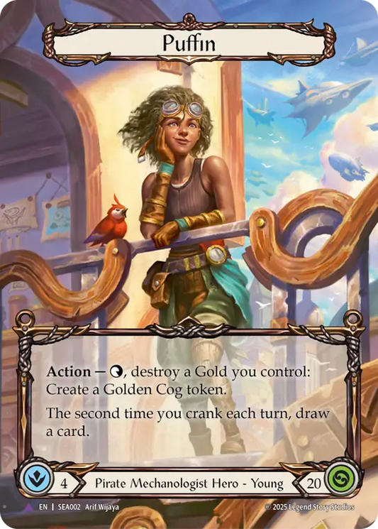 [Pirate Mechanologist]パフィン/Puffin [SEA][Cold Foil][Marvel]