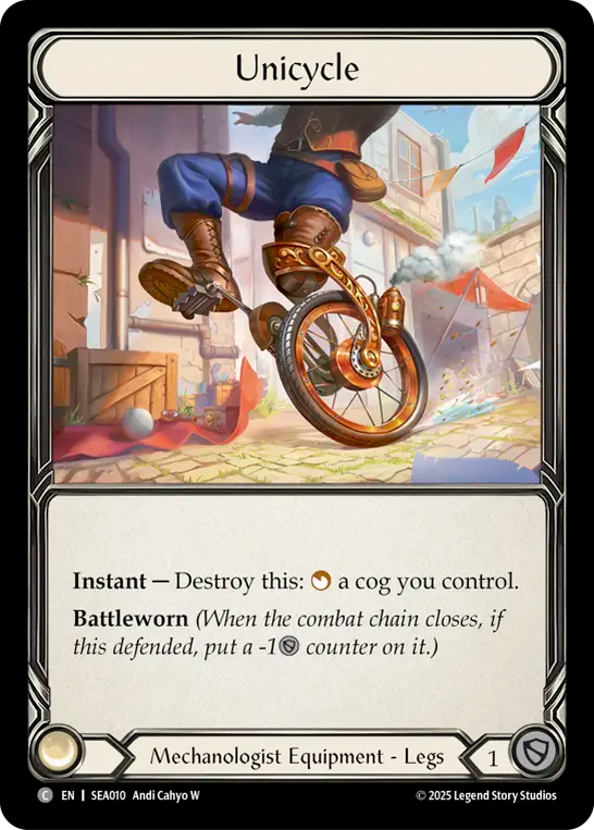 [Mechanologist]装着型一輪車/Unicycle [SEA][Cold Foil]