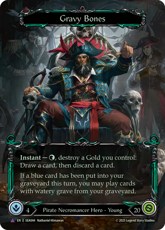 [Pirate Necromancer]グレイビィ・ボーンズ/Gravy Bones [SEA][Cold Foil][Marvel]