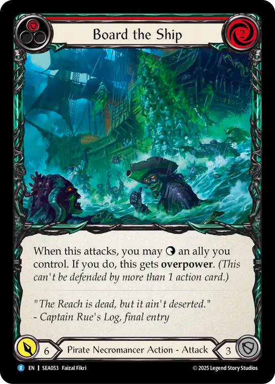 [Pirate Necromancer]船上登り/Board the Ship [SEA][Rainbow Foil]