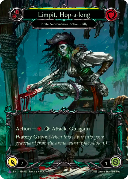 [Pirate Necromancer]片足飛びのリンピット/Limpit, Hop-a-long [SEA][Cold Foil][Marvel]