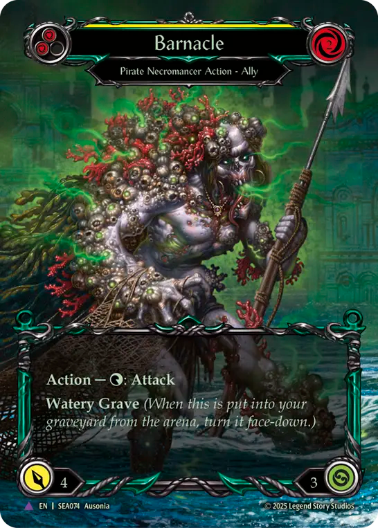 [Pirate Necromancer]バーナクル/Barnacle [SEA][Cold Foil][Marvel]