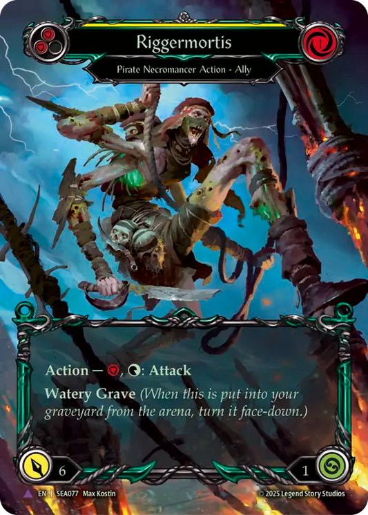 [Pirate Necromancer]リガーモーティス/Riggermortis [SEA][Cold Foil][Marvel]
