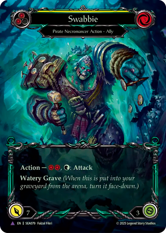 [Pirate Necromancer]スワビィ/Swabbie [SEA][Cold Foil][Marvel]