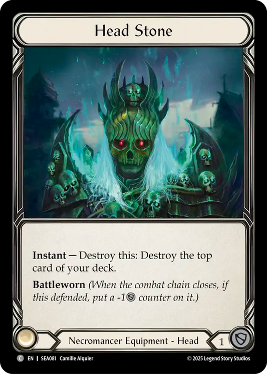[Necromancer]頭部墓石/Head Stone [SEA][Cold Foil]