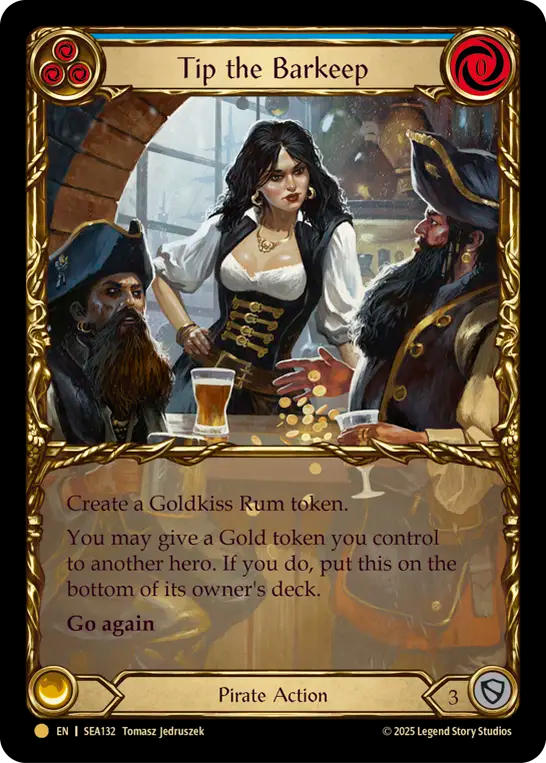 [Pirate]心付け/Tip the Barkeep [SEA][Cold Foil]