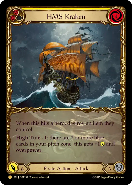 [Pirate]荒名船クラーケン/HMS Kraken [SEA][Cold Foil]
