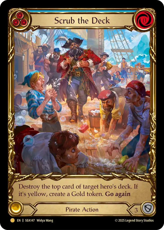 [Pirate]甲板掃除/Scrub the Deck [SEA][Cold Foil]