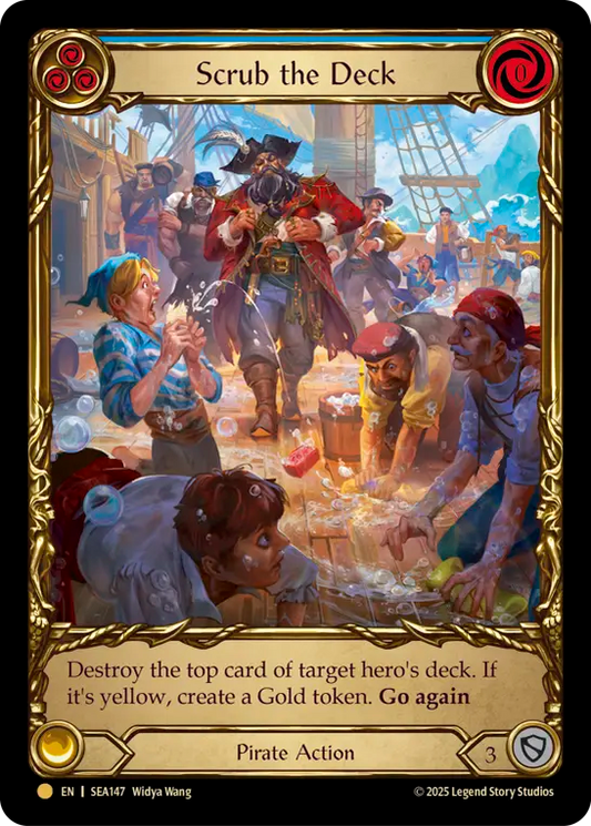 [Pirate]甲板掃除/Scrub the Deck [SEA][Cold Foil]