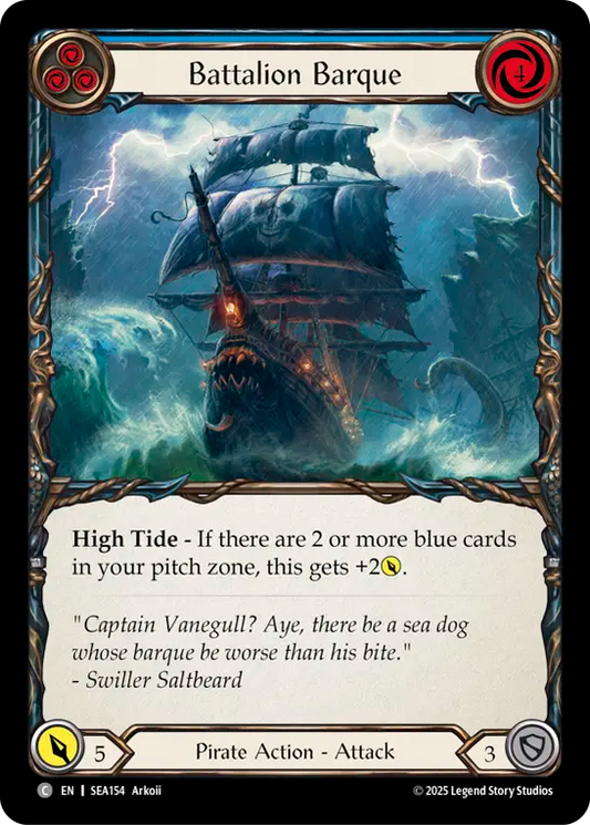 [Pirate]戦隊帆船/Battalion Barque [青][SEA][Rainbow Foil]