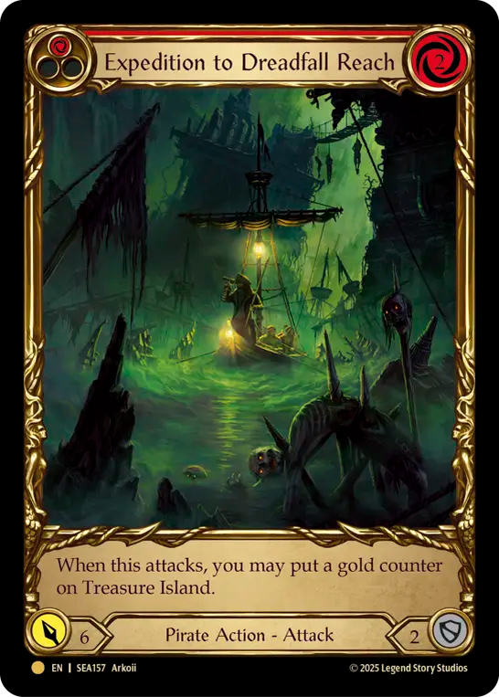 [Pirate]凶兆海域の探検/Expedition to Dreadfall Reach [SEA][Cold Foil]