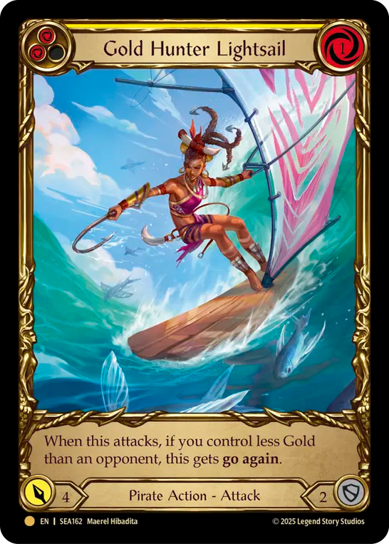 [Pirate]ゴールドハンターの軽帆/Gold Hunter Lightsail [SEA][Cold Foil]