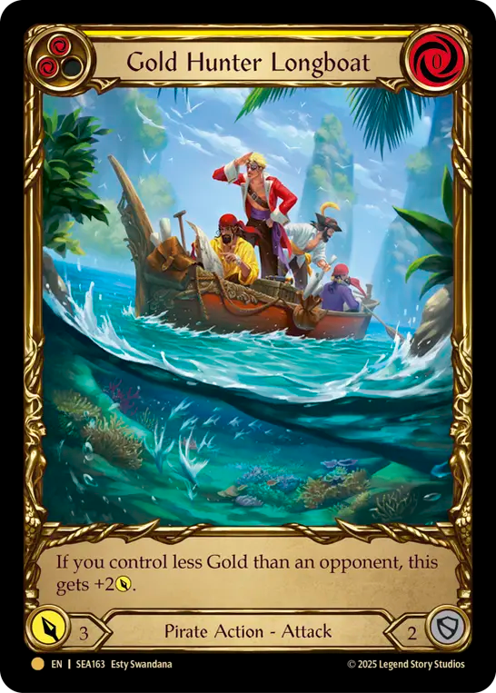 [Pirate]ゴールドハンターの長艇/Gold Hunter Longboat [SEA][Cold Foil]