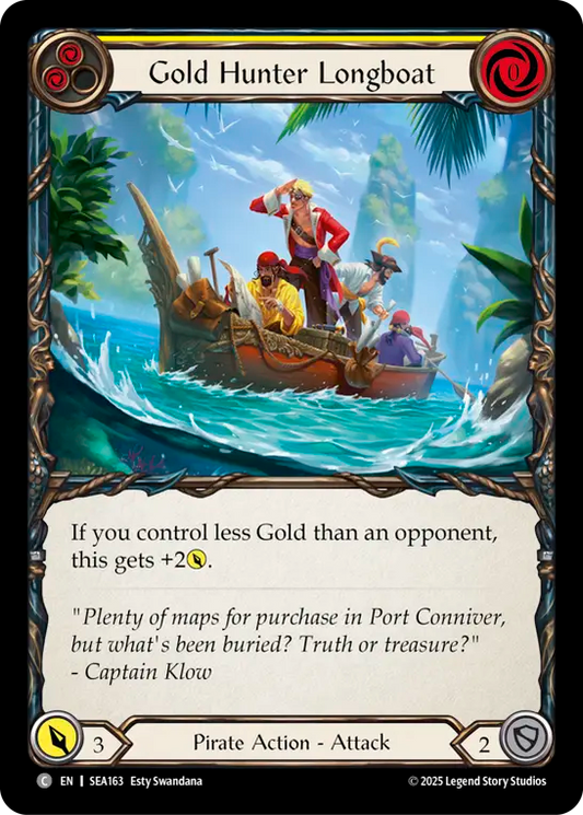 [Pirate]ゴールドハンターの長艇/Gold Hunter Longboat [SEA][Rainbow Foil]