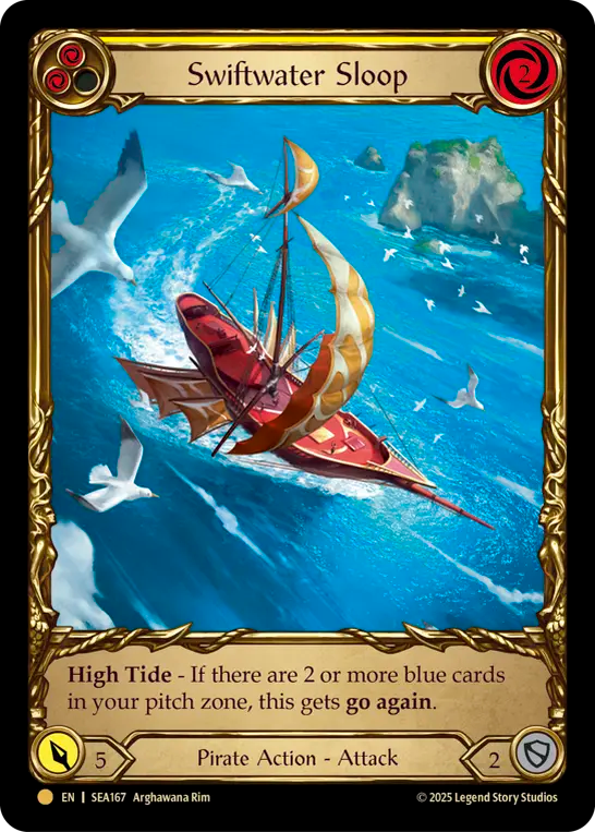[Pirate]スウィフトウォーター・スループ/Swiftwater Sloop [黄][SEA][Cold Foil]