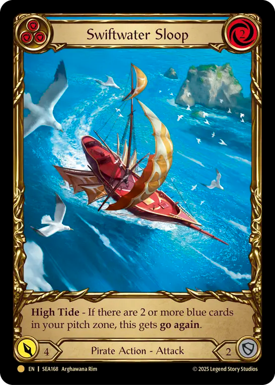 [Pirate]スウィフトウォーター・スループ/Swiftwater Sloop [青][SEA][Cold Foil]