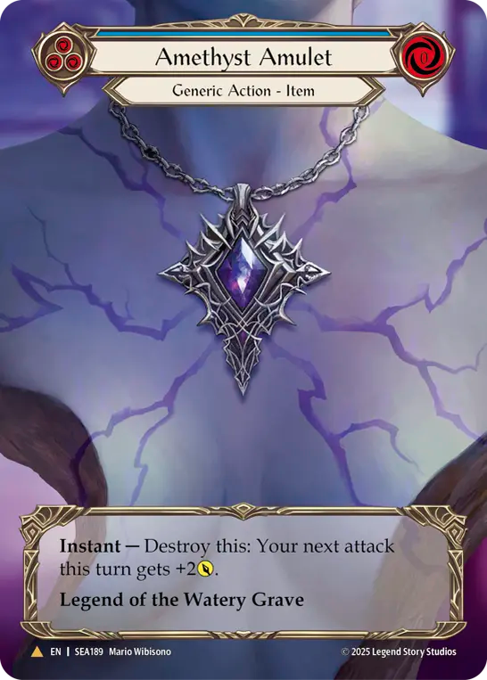 [Generic]アメジストのアミュレット/Amethyst Amulet [SEA][Cold Foil][Marvel]
