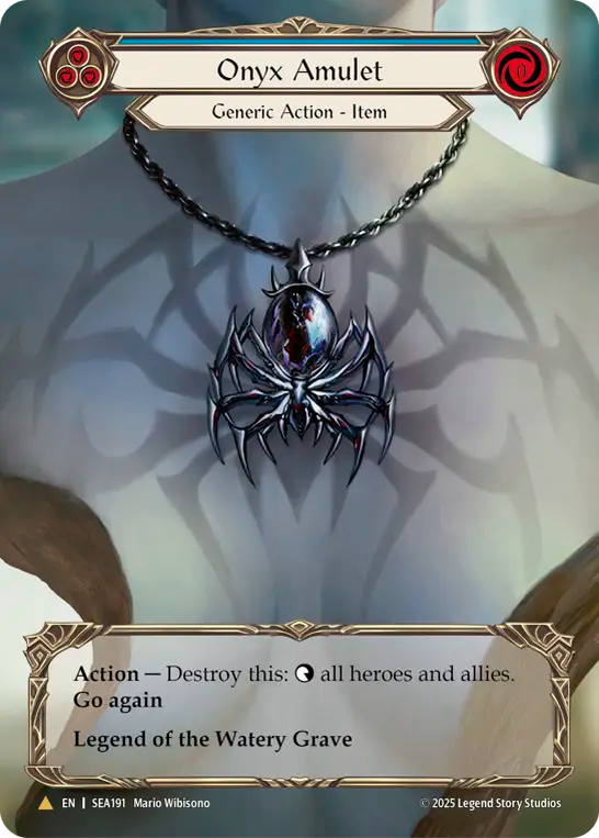 [Generic]オニキスのアミュレット/Onyx Amulet [SEA][Cold Foil][Marvel]