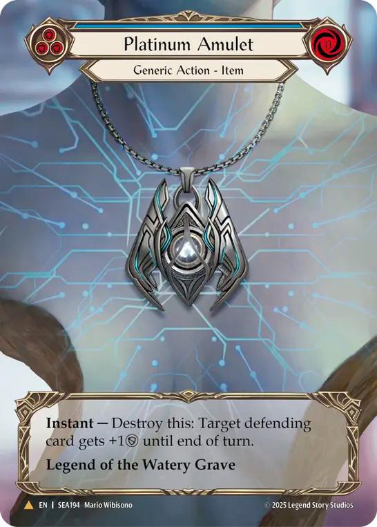 [Generic]プラチナのアミュレット/Platinum Amulet [SEA][Cold Foil][Marvel]