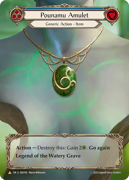 [Generic]ポウナムのアミュレット/Pounamu Amulet [SEA][Cold Foil][Marvel]