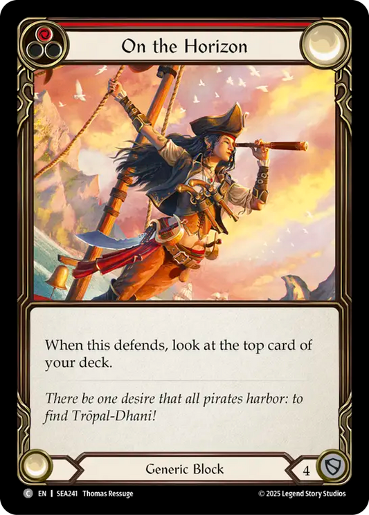 [Generic]水平線上/On the Horizon [赤][SEA][Rainbow Foil]