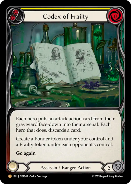 [Assassin Ranger]虚弱症の魔本/Codex of Frailty [SEA][Rainbow Foil]