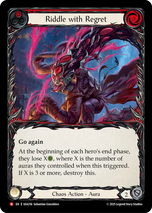 [Chaos]後悔の極み/Riddle with Regret [SEA][Rainbow Foil]