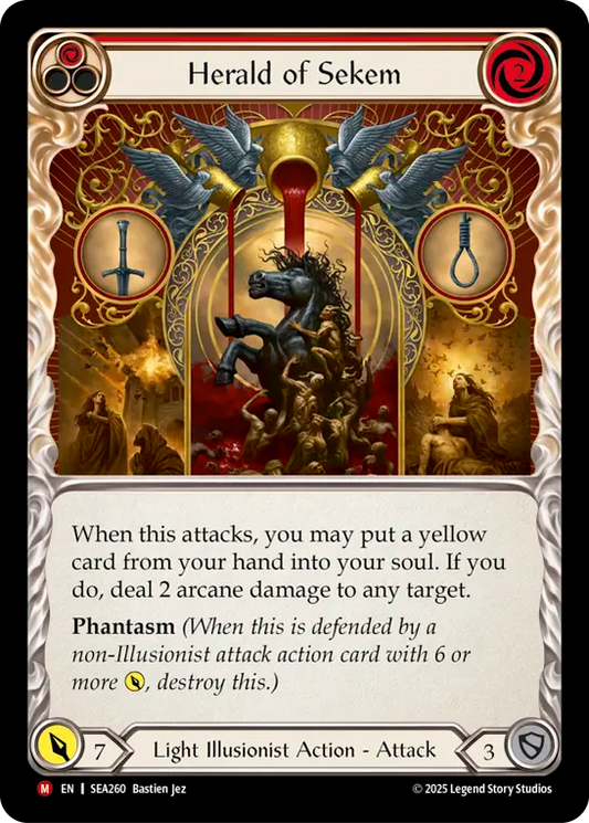 [Light Illusionist]セケムのヘラルド/Herald of Sekem [SEA][Rainbow Foil]