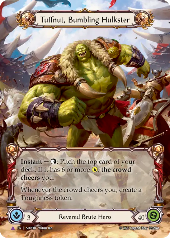 [Reviled Brute]抜けてる巨漢、タフナット/Tuffnut, Bumbling Hulkster [SUP][Cold Foil][Marvel]