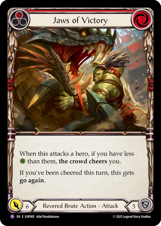 [Revered Brute]噛み千切る勝利/Jaws of Victory [SUP][Rainbow Foil]