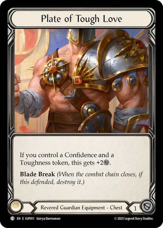 [Revered Guardian]厳愛の鎧/Plate of Tough Love [SUP][Cold Foil]