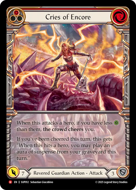 [Revered Guardian]再演の叫び/Cries of Encore [SUP][Cold Foil]