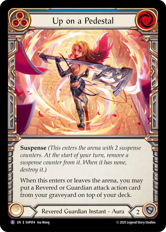 [Revered Guardian]偶像の座/Up on a Pedestal [SUP][Rainbow Foil]