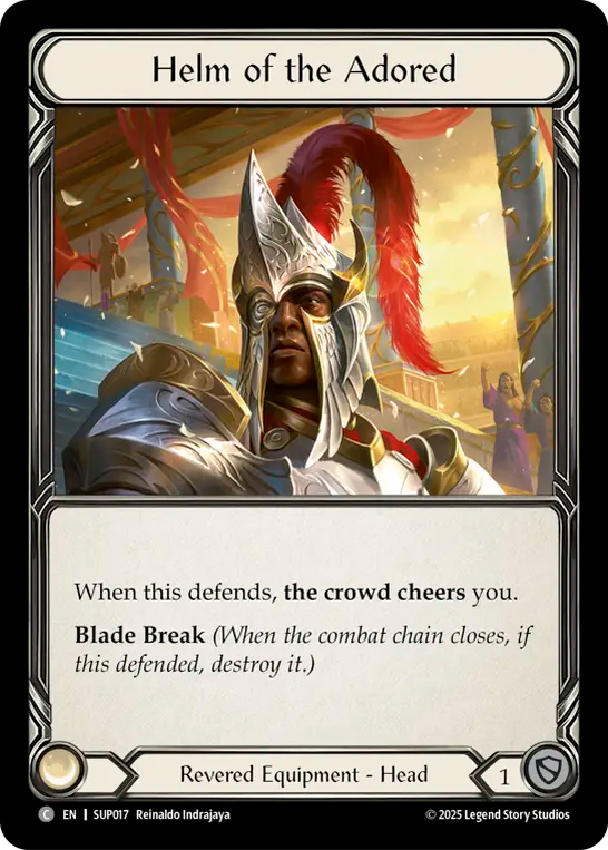 [Revered]誉者の兜/Helm of the Adored [SUP]