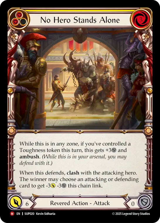 [Revered]支えなくして英雄なし/No Hero Stands Alone [SUP][Rainbow Foil]