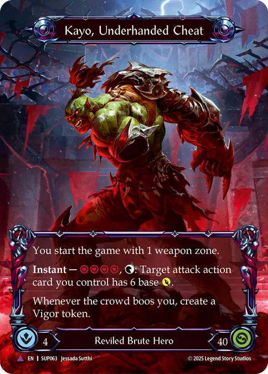 [Reviled Brute]隻猾な凶賊、ケイヨ/Kayo, Underhanded Cheat [SUP][Cold Foil][Marvel]