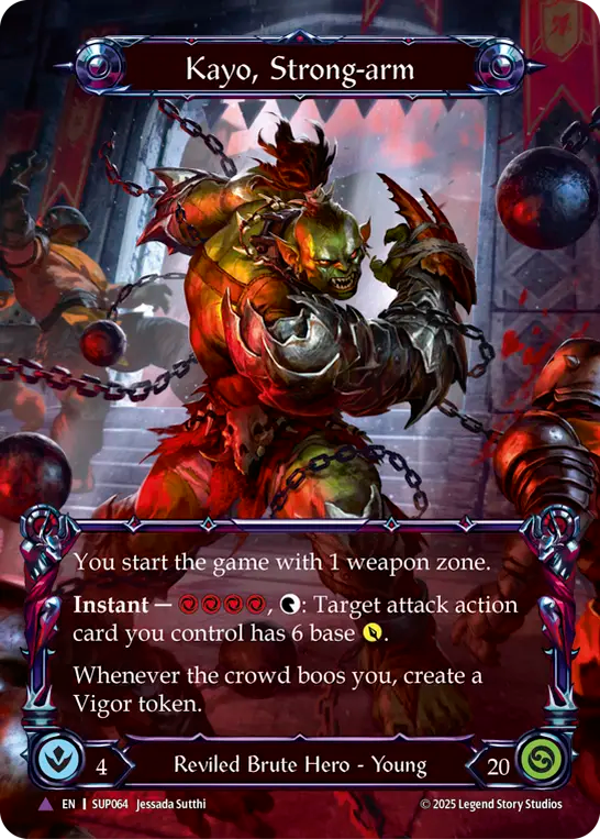 [Reviled Brute]剛単腕のケイヨ/Kayo, Strong-arm [SUP][Cold Foil][Marvel]