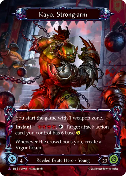 [Reviled Brute]剛単腕のケイヨ/Kayo, Strong-arm [SUP][Cold Foil][Marvel]