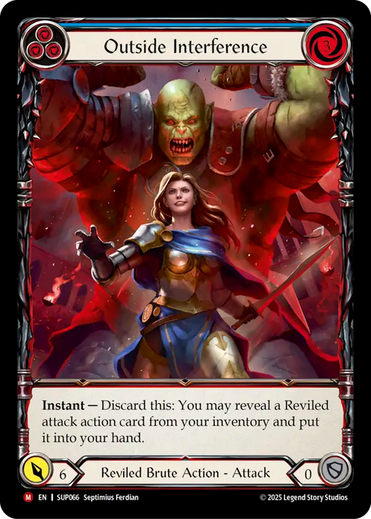 [Reviled Brute]場外干渉/Outside Interference [SUP][Cold Foil]