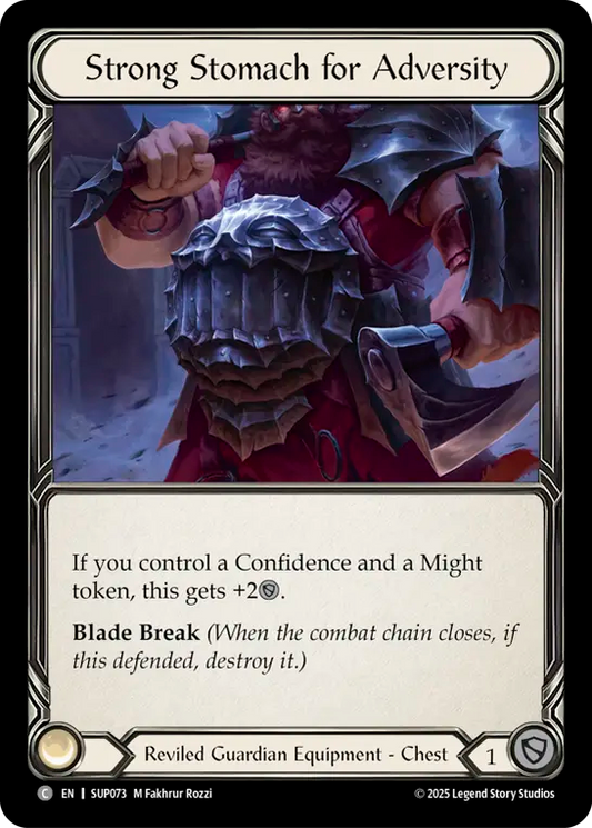 [Reviled Guardian]逆境据えの腹/Strong Stomach for Adversity [SUP][Cold Foil]