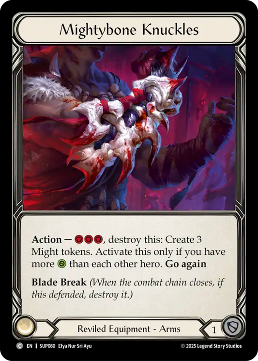 [Reviled]強骨ナックル/Mightybone Knuckles [SUP][Cold Foil]