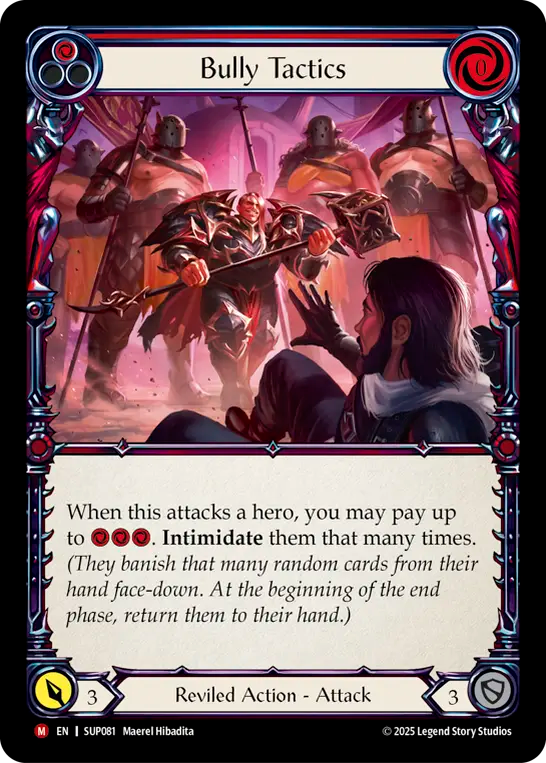 [Reviled]横暴な戦法/Bully Tactics [SUP][Rainbow Foil]