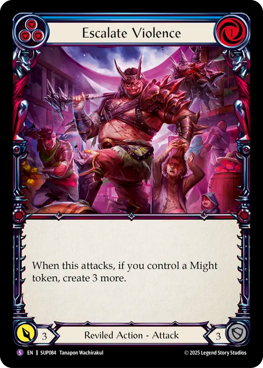 [Reviled]増大する暴力/Escalate Violence [SUP][Rainbow Foil]