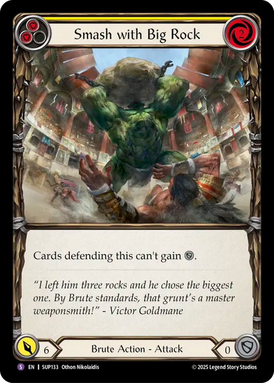 [Brute]岩塊殴打/Smash with Big Rock [SUP][Rainbow Foil]