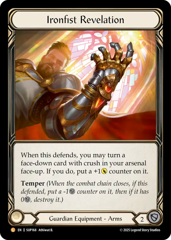 [Guardian]鉄拳の啓示/Ironfist Revelation [SUP][Cold Foil]