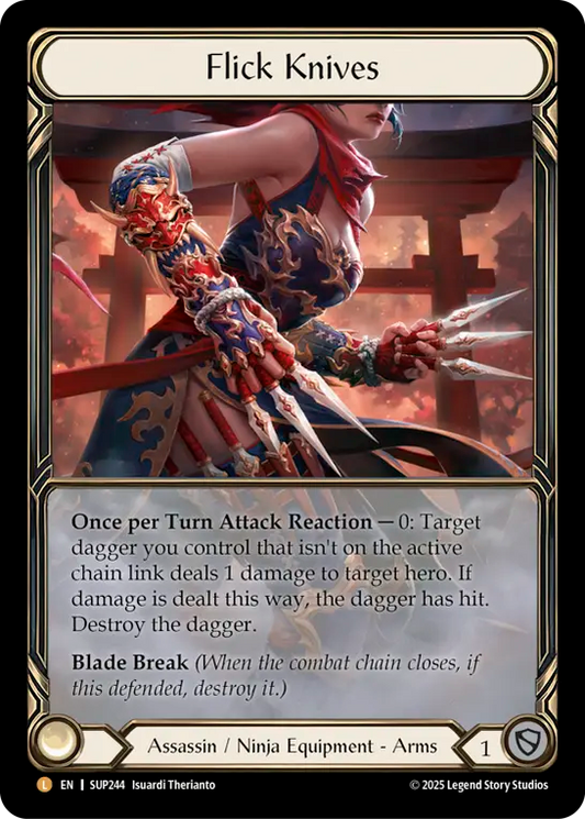 [Assassin Ninja]短刀の妙技/Flick Knives [SUP][Rainbow Foil]